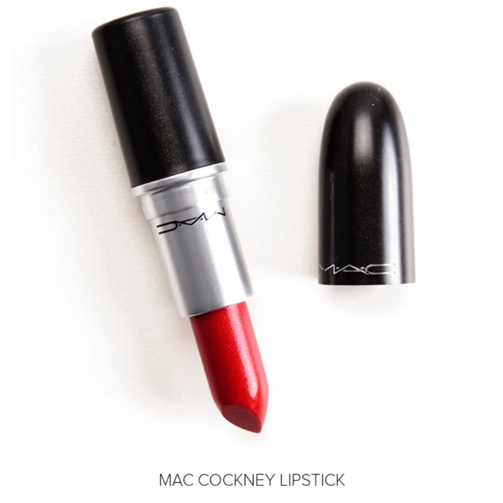 HP🔥🆕 MAC Cosmetics Lustre Lipstick 502 COCKNEY Red - 0.10 oz Full Size - NIB